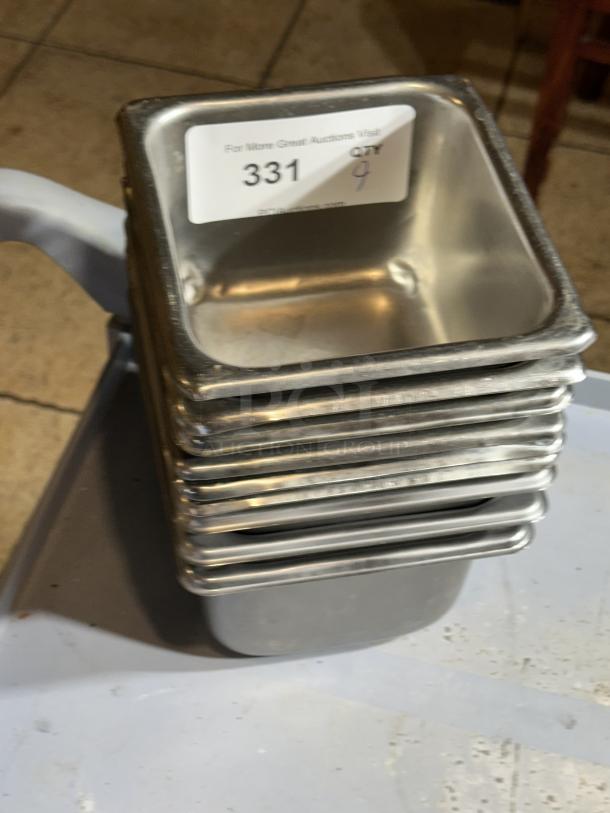 1/6 Size 4" Deep Anti-Jam Stainless Steel Steam Table / Hotel Pan
9xBid - Image 1 of 1