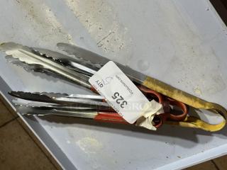 12" Red & Yellow Coated Handle Stainless Steel Tongs
5xBid