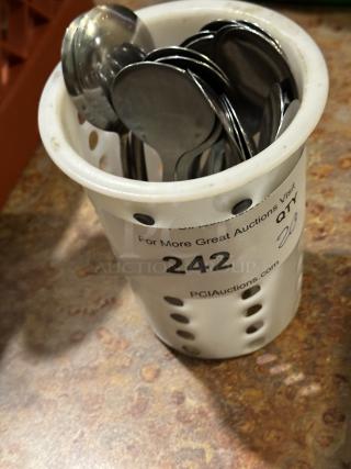 Choice Windsor 5 7/8" 18/0 Stainless Steel Bouillon Spoon
20xBid