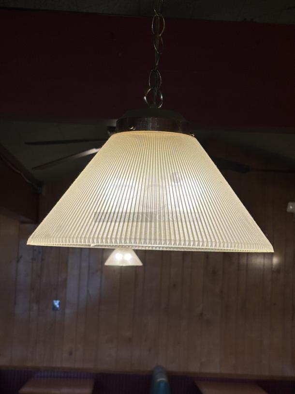 Hanging Lamps in Main Dining, great condition, 3x bid
plastic - Image 2 of 5