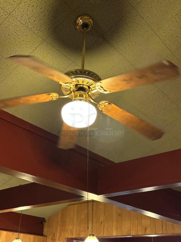 Ceiling Fan, powered on and working - Image 1 of 3