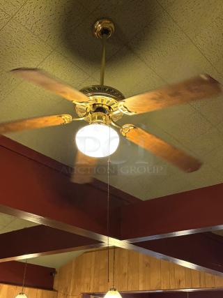 Ceiling Fan, powered on and working