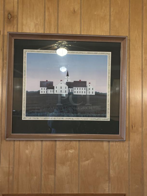 Beautiful Picture of White Church - Image 1 of 1