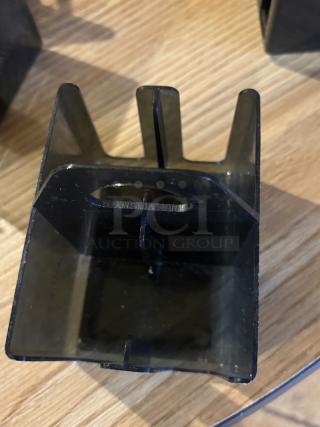 Lot of Jelly Packet Holders, 28, plastic, black in color