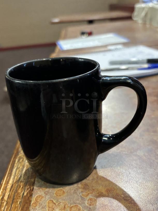 Lot of Grey and Black Coffee Mugs, 12 oz - Image 2 of 3