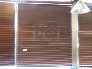 Brown Window Blinds 21x66, great condition, working as should