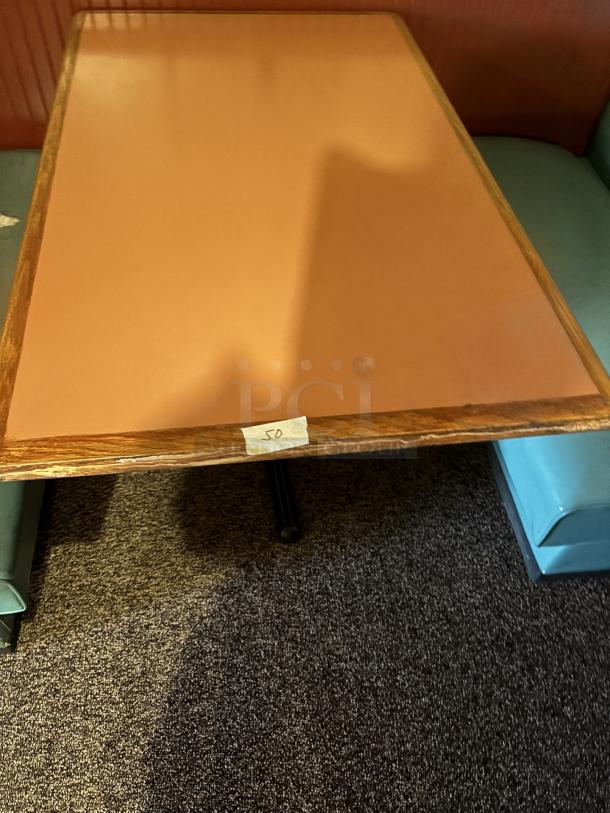 Coral top tables, Attached to Wall - Image 1 of 2