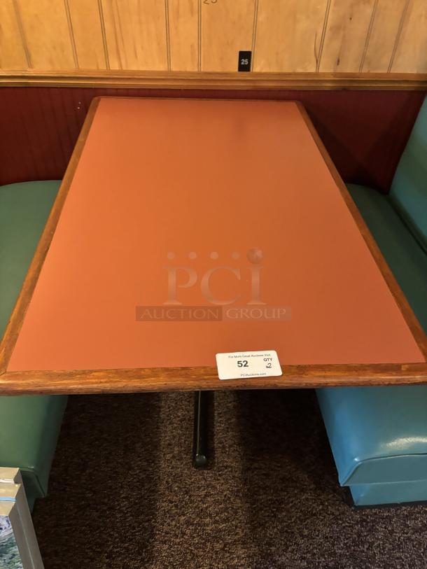 Coral Top Tables, Attached to Wall - Image 1 of 2