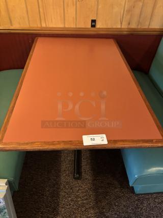 Coral Top Tables, Attached to Wall