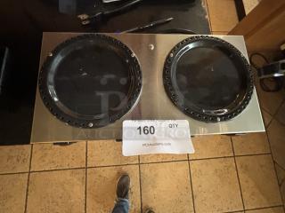 BUNN Coffee Warmer, 2 Warmers,  Model # WX2, 120Vm 200W, includes 6 plug extension cord