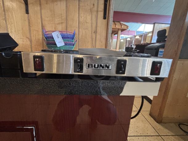 BUNN Coffee Warmer, 2 Warmers,  Model # WX2, 120Vm 200W, includes 6 plug extension cord - Image 3 of 4