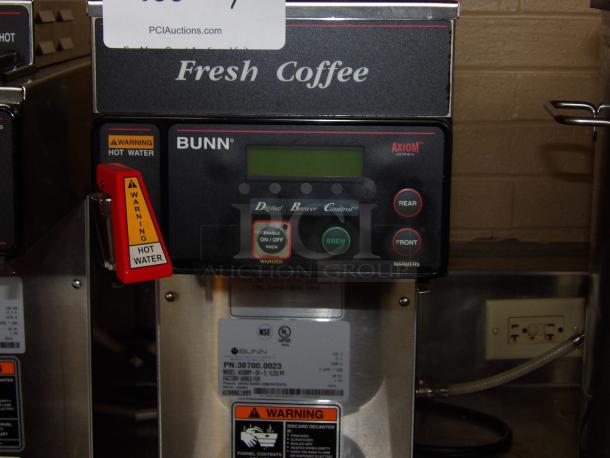 BUNN Coffee Brewer with 1 lower and 2 upper warmers, Model AX10MP-DV-1, 120 Volts, 15 A, 1800 W, Excellent condition - Image 3 of 3