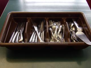 Lot of Misc Silver Ware with Tray