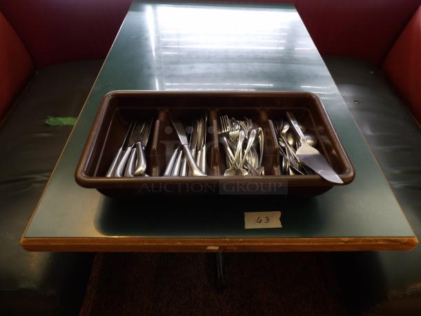 Lot of Misc Silver Ware with Tray - Image 2 of 2