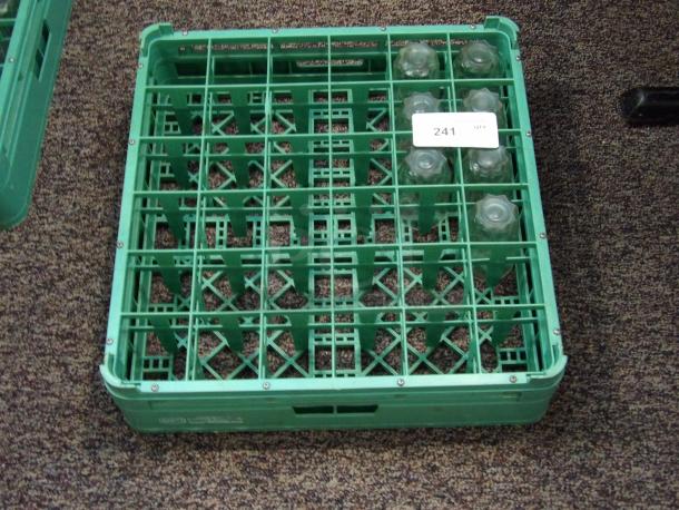 Glasses in Green tray - Image 1 of 1