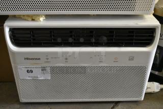 Hisense HAW0821CW1W Window Mount Air Conditioner. 115 Volts, 1 Phase. 11,400 BTU.