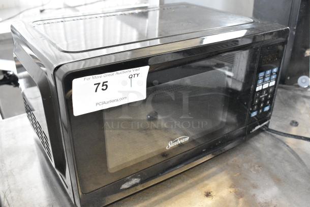 Sunbeam Metal Countertop Microwave Oven w/ Plate 120 Volts, 1 Phase. - Image 2 of 7