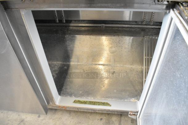 Continental SW72 Stainless Steel Commercial 3 Door Undercounter Cooler on Commercial Casters. 115 Volts, 1 Phase. Tested and Working! - Image 6 of 10