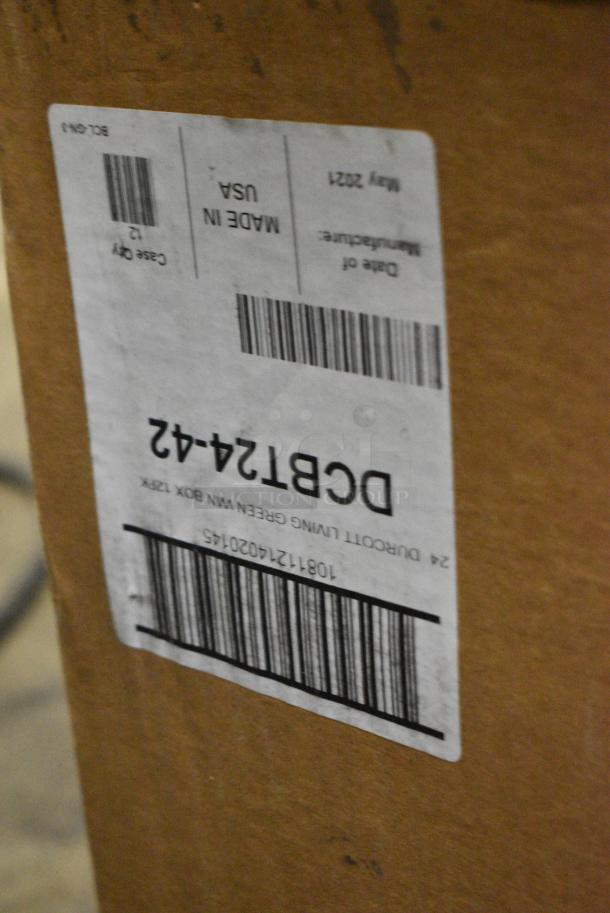 BRAND NEW SCRATCH AND DENT! Box of 12 Bloem Livling DCBT24-42 24" Durcott Living Green Window Box. - Image 8 of 8