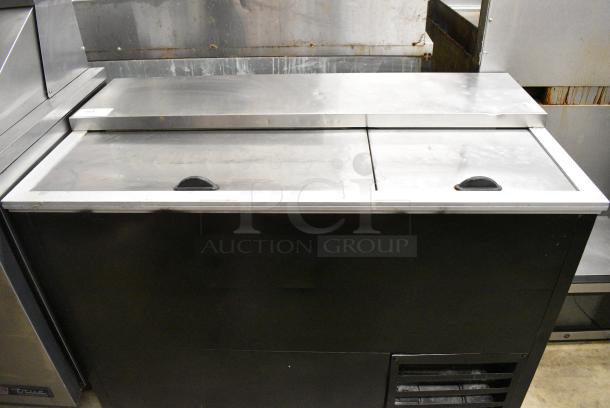 Fogel Froster-B-50-US Stainless Steel Commercial Back Bar Bottle Cooler w/ 2 Sliding Lids. 115 Volts, 1 Phase. Tested and Working! - Image 1 of 7