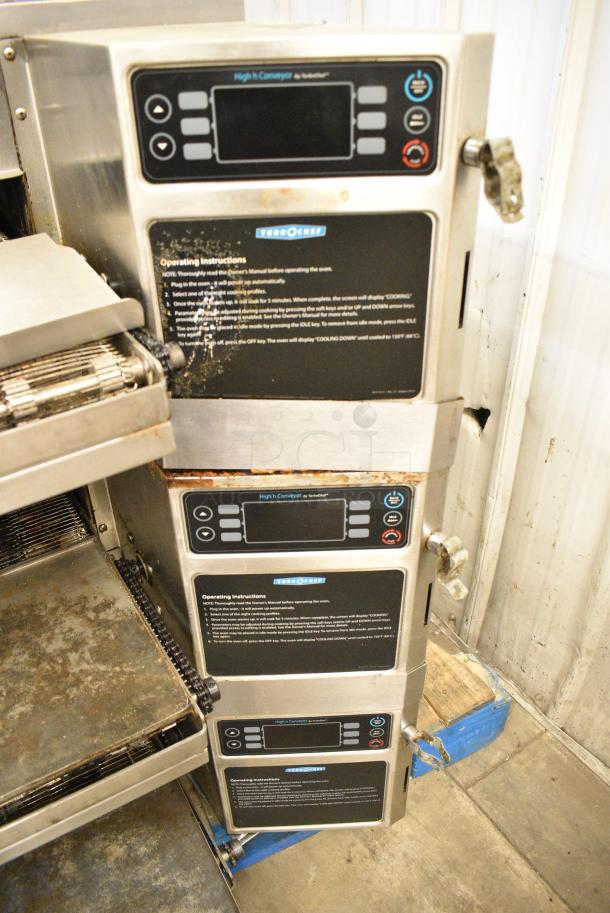 3 2017 Turbochef HhC2020 Stainless Steel Commercial Electric Powered Rapid Cook Conveyor Oven w/ Stand on Commercial Casters. 208/240 Volts, 3 Phase. 3 Times Your Bid! - Image 5 of 11