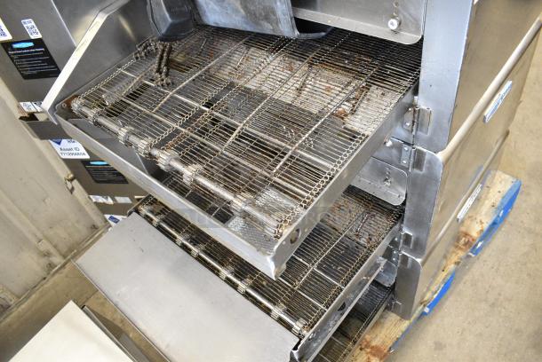 3 2017 Turbochef HhC2020 Stainless Steel Commercial Electric Powered Rapid Cook Conveyor Oven w/ Stand on Commercial Casters. 208/240 Volts, 3 Phase. 3 Times Your Bid! - Image 7 of 11