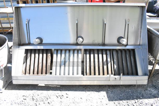 7' Stainless Steel Grease Hood w/ Lights and Filters. - Image 1 of 5