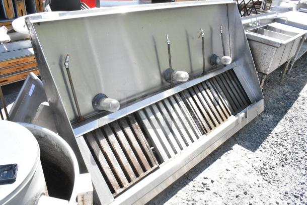 7' Stainless Steel Grease Hood w/ Lights and Filters. - Image 2 of 5