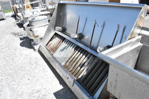 7' Stainless Steel Grease Hood w/ Lights and Filters. - Image 3 of 5
