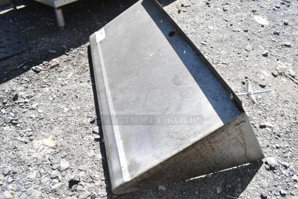Stainless Steel Wall Mount Shelf. - Image 2 of 3