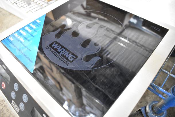 BRAND NEW! 2022 Waring WIH800 Stainless Steel Step-Up Double Induction Range. 240 Volts, 1 Phase. - Image 6 of 9