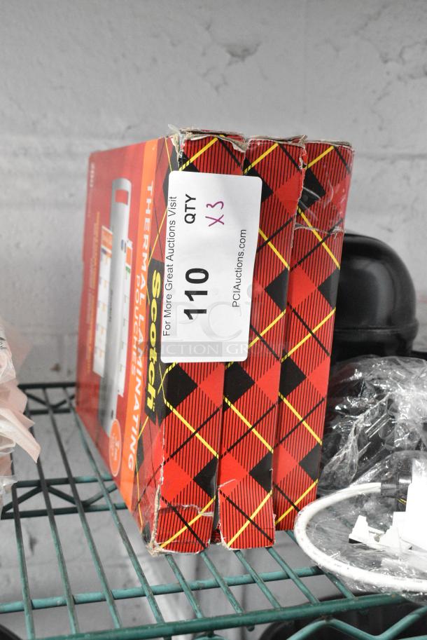 3 BRAND NEW SCRATCH AND DENT! Scotch Thermal Laminating Pouches. 3 Times Your Bid! - Image 2 of 4