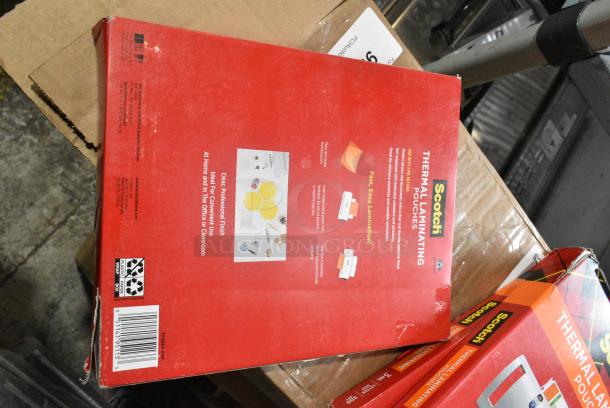 3 BRAND NEW SCRATCH AND DENT! Scotch Thermal Laminating Pouches. 3 Times Your Bid! - Image 3 of 4