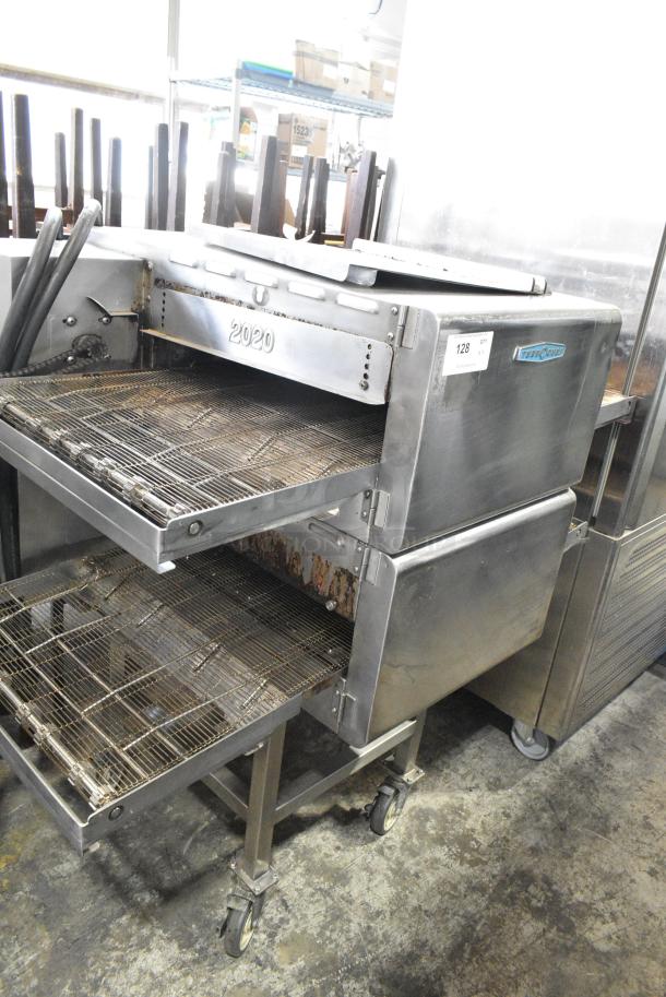 2 2017 Turbochef HhC2020 Stainless Steel Commercial Electric Powered Conveyor Rapid Cook Oven on Commercial Casters. 208/240 Volts, 3 Phase. 2 Times Your Bid! - Image 2 of 9