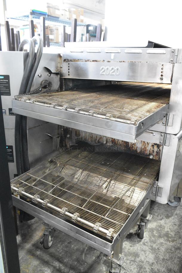 2 2017 Turbochef HhC2020 Stainless Steel Commercial Electric Powered Conveyor Rapid Cook Oven on Commercial Casters. 208/240 Volts, 3 Phase. 2 Times Your Bid! - Image 5 of 9