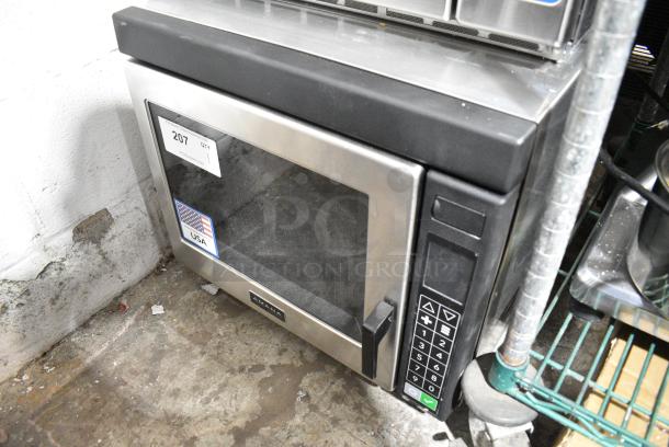 BRAND NEW SCRATCH AND DENT! 2025 Amana RC17S2 Heavy Duty Stainless Steel Commercial Microwave Oven with Push Button Controls. 208/240 Volts, 1 Phase. - Image 2 of 7