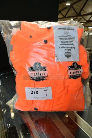 BRAND NEW SCRATCH AND DENT! Ergodyne GloWear Class 3 Hi-Vis 4-in-1 Bomber Jacket