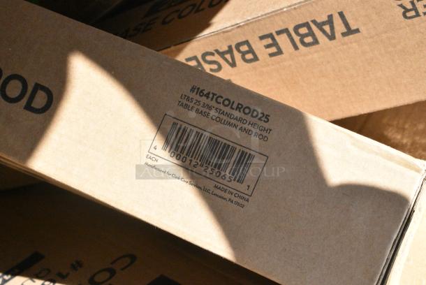 16 BRAND NEW SCRATCH AND DENT! Boxes Including 164TS1800 Lancaster Table & Seating 18" Cast Iron Table Base Spider, Four 164TCOLROD25 Lancaster Table & Seating 25 3/16" Standard Height Table Base Column and Rod, 164TB3030 Lancaster Table & Seating 30" x 30" Cross Cast Iron Table Base Plate, 600UT2436G Regency 18-Gauge Galvanized Steel Adjustable Shelf for 24" x 36" Work Tables, 600TSS3036 Regency Spec Line 30" x 36" 14 Gauge Stainless Steel Commercial Work Table with Undershelf. 16 Times Your Bid! - Image 5 of 11
