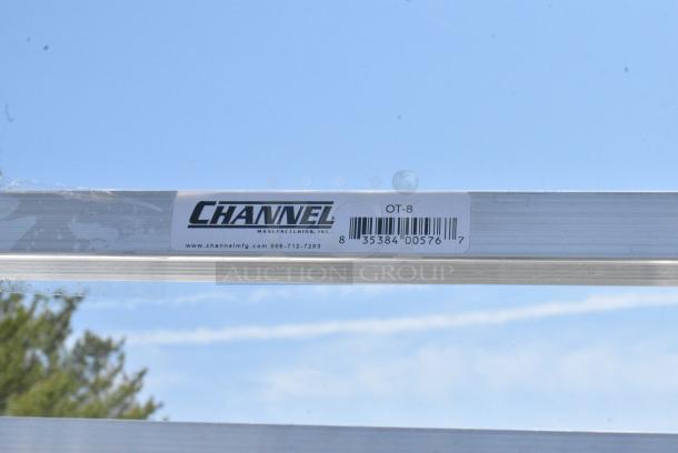 BRAND NEW SCRATCH AND DENT! Channel OT-8 Metal Commercial 8 Tray Aluminum Oval Tray Rack on Commercial Casters. - Image 6 of 6