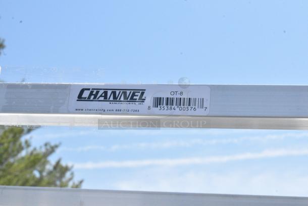 BRAND NEW SCRATCH AND DENT! Channel OT-8 Metal Commercial 8 Tray Aluminum Oval Tray Rack on Commercial Casters. - Image 6 of 6