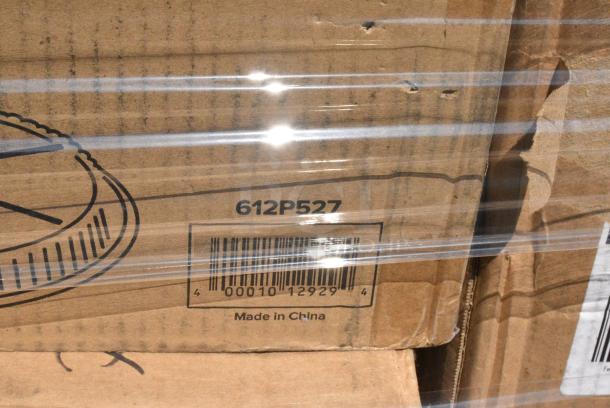 32 BRAND NEW SCRATCH AND DENT! Items Including 130WBKSSPOONH Choice Black Heavy Weight Wrapped Polystyrene Plastic Soup Spoon - 1,000/Case, 130BFORKWP Choice Individually Wrapped Medium Weight Black Polypropylene Plastic Fork - 1,000/Case, 347VNP7WHGD Visions 7 1/2" White Round Plastic Plate with Gold Vintage Rim - 120/Case, 130HPPWRBF Choice Black Heavy Weight Wrapped Polypropylene Plastic Fork - 1,000/Case, 612P527 Choice 7" Clear Round Plastic Dome Lid - 500/Case, 130BFORKWP Choice Individually Wrapped Medium Weight Black Polypropylene Plastic Fork - 1,000/Case, 500L1020BHT Choice Black Hot Paper Cup Travel Lid with Hinged Tab for 10-24 oz. Standard Cups and 8 oz. Squat Cups - 1,000/Case, 500CC24 Choice Clear PET Customizable Plastic Cold Cup - 24 oz. - 600/Case, 795PTOWHT4 Choice White Microwavable Folded Paper #4 Take-Out Container 7 3/4" x 5 1/2" x 3 1/2" - 160/Case. 32 Times Your Bid! - Image 11 of 15