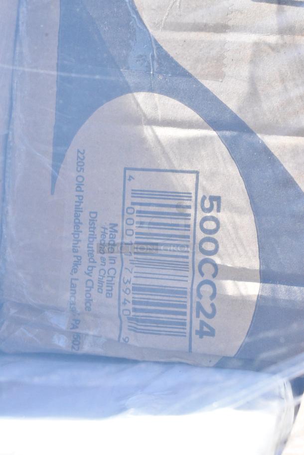 32 BRAND NEW SCRATCH AND DENT! Items Including 130WBKSSPOONH Choice Black Heavy Weight Wrapped Polystyrene Plastic Soup Spoon - 1,000/Case, 130BFORKWP Choice Individually Wrapped Medium Weight Black Polypropylene Plastic Fork - 1,000/Case, 347VNP7WHGD Visions 7 1/2" White Round Plastic Plate with Gold Vintage Rim - 120/Case, 130HPPWRBF Choice Black Heavy Weight Wrapped Polypropylene Plastic Fork - 1,000/Case, 612P527 Choice 7" Clear Round Plastic Dome Lid - 500/Case, 130BFORKWP Choice Individually Wrapped Medium Weight Black Polypropylene Plastic Fork - 1,000/Case, 500L1020BHT Choice Black Hot Paper Cup Travel Lid with Hinged Tab for 10-24 oz. Standard Cups and 8 oz. Squat Cups - 1,000/Case, 500CC24 Choice Clear PET Customizable Plastic Cold Cup - 24 oz. - 600/Case, 795PTOWHT4 Choice White Microwavable Folded Paper #4 Take-Out Container 7 3/4" x 5 1/2" x 3 1/2" - 160/Case. 32 Times Your Bid! - Image 14 of 15