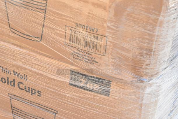 30 BRAND NEW SCRATCH AND DENT! Items Including 500TW7 Choice 7 oz. Translucent Thin Wall Plastic Cold Cup - 2,500/Case, 127P550C Choice 5.5 oz. Clear Plastic Souffle Cup / Portion Cup - 2,500/Case, 127CTE32R Choice TamperSafe 32 oz. Tamper-Resistant, Tamper-Evident Clear PET Plastic Rectangular Container with Hinged Flat Lid - 200/Case, 260PCCOV10 Choice 10" Clear Polycarbonate Plate Cover - 12/Case, 259FLTRP Fryclone Fryer Oil Filter Paper - 100/Case, 128HDLDBULK Choice Heavy Duty Microwavable Translucent Plastic Deli Container Lid - 480/Case, 394365XL Noble Products Disposable Clear Gloves, 460241Tellus Plates, 500CC24HD 24 oz. Plastic Cold Cup - Designed for Use Without Lids - 600/Case. 30 Times Your Bid! - Image 5 of 14