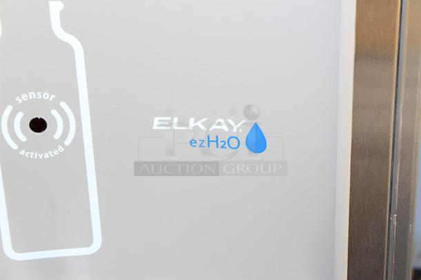 BRAND NEW SCRATCH-N-DENT! Zurn Elkay DSSBF8S ezH20 8 GPH Stainless Steel Freestanding Hands-Free Filtered Bottle Filling Station - Chilled. Unit has minor scratching and denting on left side. - Image 5 of 7