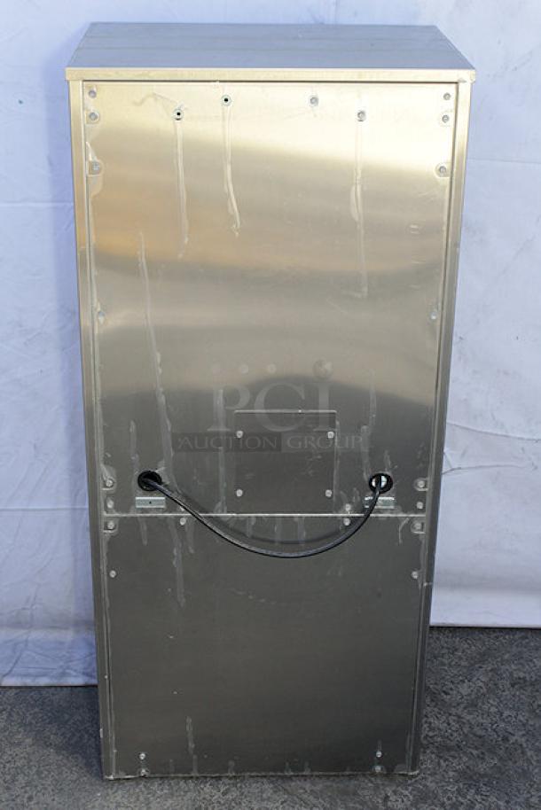 BRAND NEW SCRATCH-N-DENT! Zurn Elkay DSSBF8S ezH20 8 GPH Stainless Steel Freestanding Hands-Free Filtered Bottle Filling Station - Chilled. Unit has minor scratching and denting on left side. - Image 7 of 7