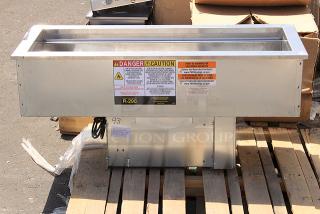 BRAND NEW SCRATCH-N-DENT! Delfield N8146NBP Narrow Two Pan Drop In Refrigerated Cold Food Well. 115 Volts	2 Amps	1 Phase	60 Hz. Serial No.: 2405820 101117. In Working Order.