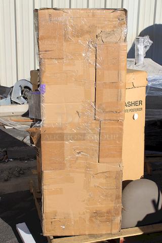 BRAND NEW SCRATCH-N-DENT! Regency 20" x 60" Mobile Aluminum Dunnage Rack - 1600 lb. Capacity