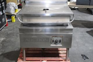 DON'T MISS OUT! Cleveland Electric 30 Gallon Tilt Skillet / Braising Pan With Power Tilt Technology. Unit was just CERTIFIED and is GUARANTEED to be proper working order!!!!