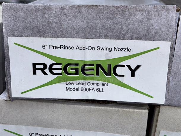 BRAND NEW IN THE BOX!!! Regency 6" Pre-Rinse Add-On Swing Nozzle. 15x Your Bid - Image 2 of 6