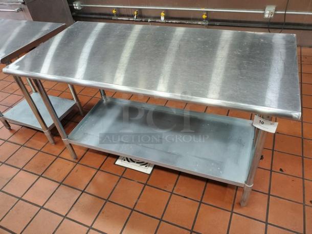 Stainless Steel Work Table w/ Undershelf. - Image 1 of 1